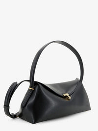 Toteme Women Hammered Leather T-Lock Shoulder Bag