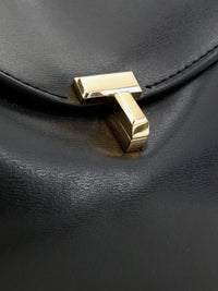 Toteme Women Hammered Leather T-Lock Shoulder Bag