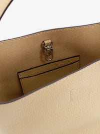 TOTEME Toteme Women Petite Belted Leather Handbag With Logo Lettering Print