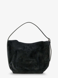 Toteme Women Medium Belted Suede Shoulder Bag