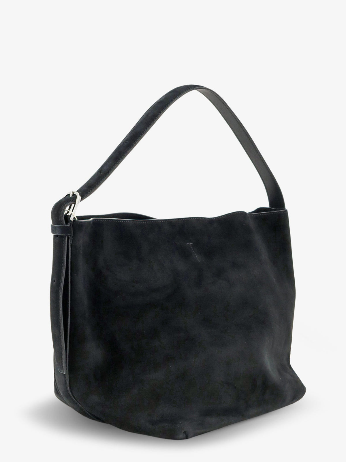 Toteme Women Medium Belted Suede Shoulder Bag