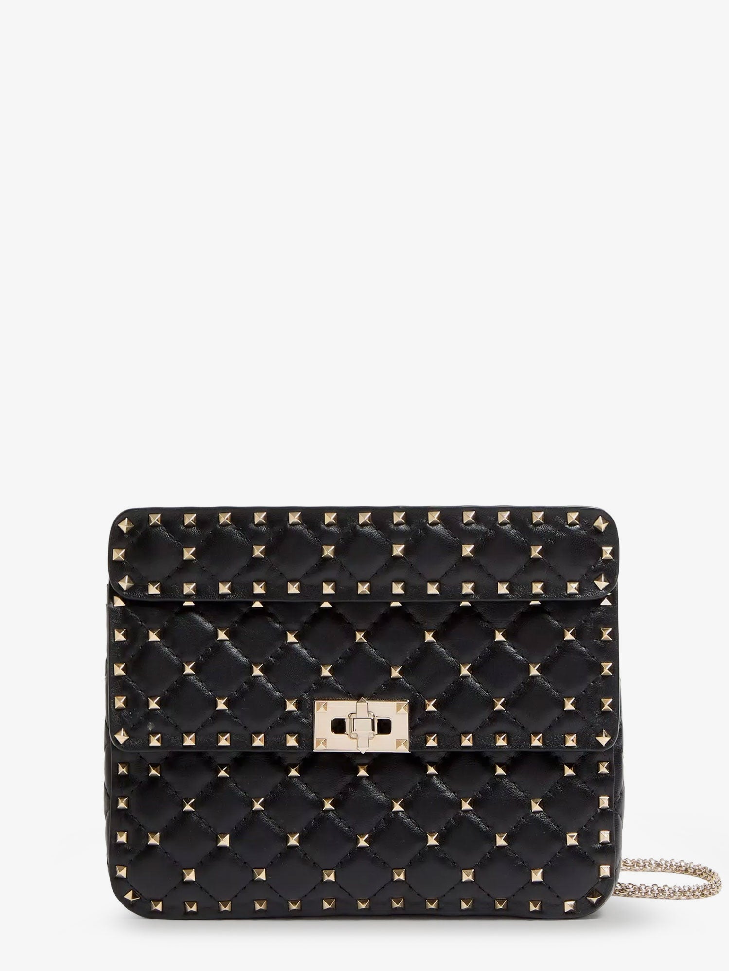 VALENTINO GARAVANI Valentino Garavani Women Rockstud Spike Leather Crossbody Bag With Iconic All-Over Studs