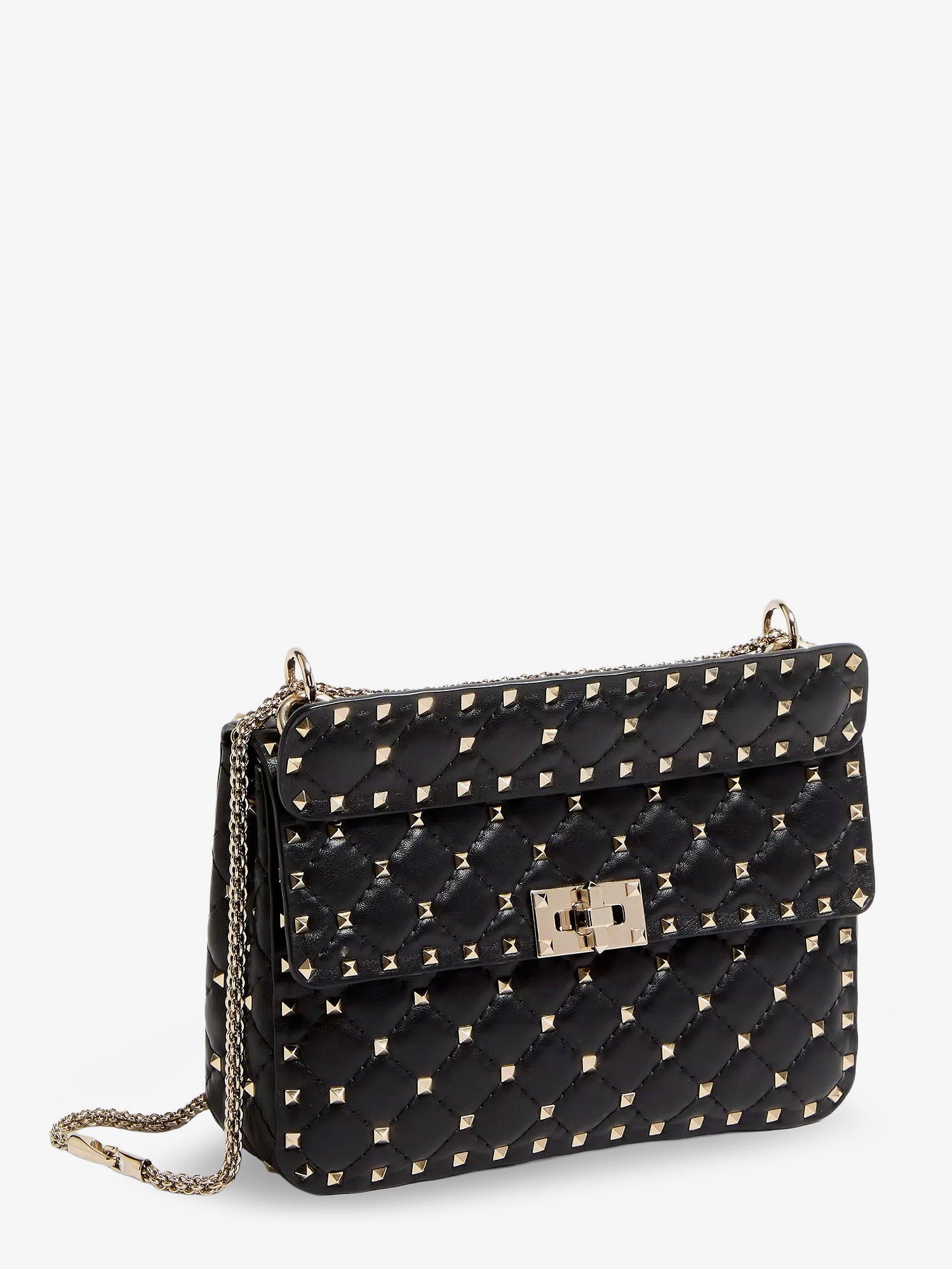 VALENTINO GARAVANI Valentino Garavani Women Rockstud Spike Leather Crossbody Bag With Iconic All-Over Studs