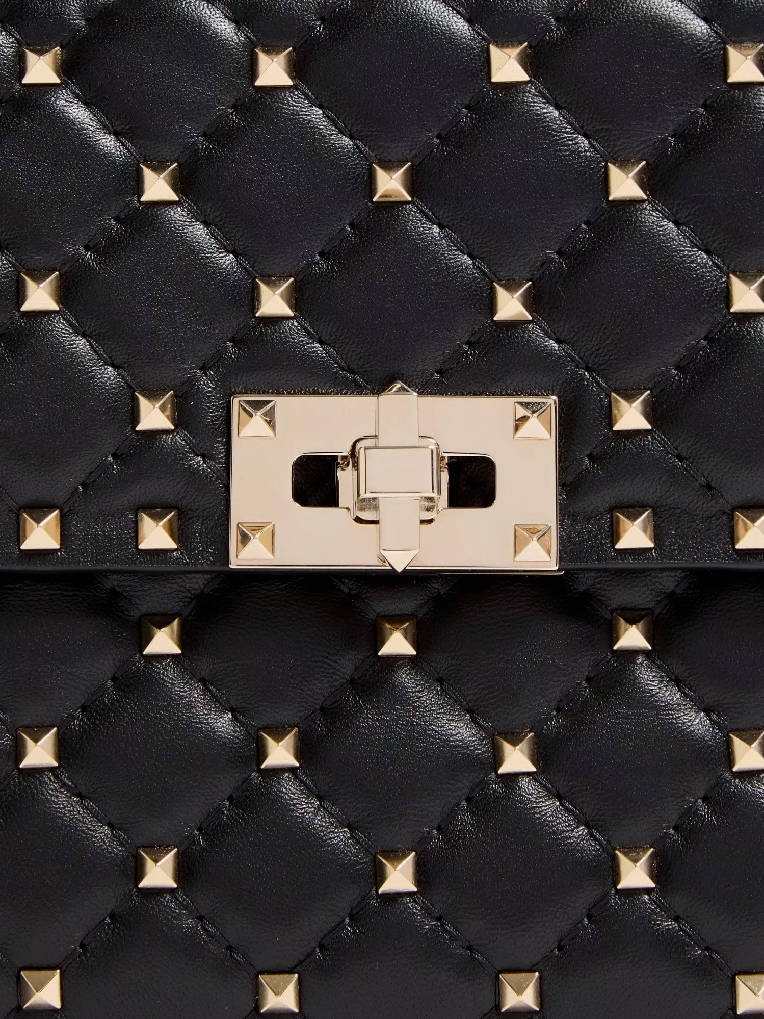 VALENTINO GARAVANI Valentino Garavani Women Rockstud Spike Leather Crossbody Bag With Iconic All-Over Studs