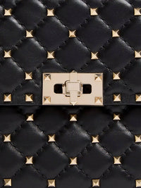 VALENTINO GARAVANI Valentino Garavani Women Rockstud Spike Leather Crossbody Bag With Iconic All-Over Studs