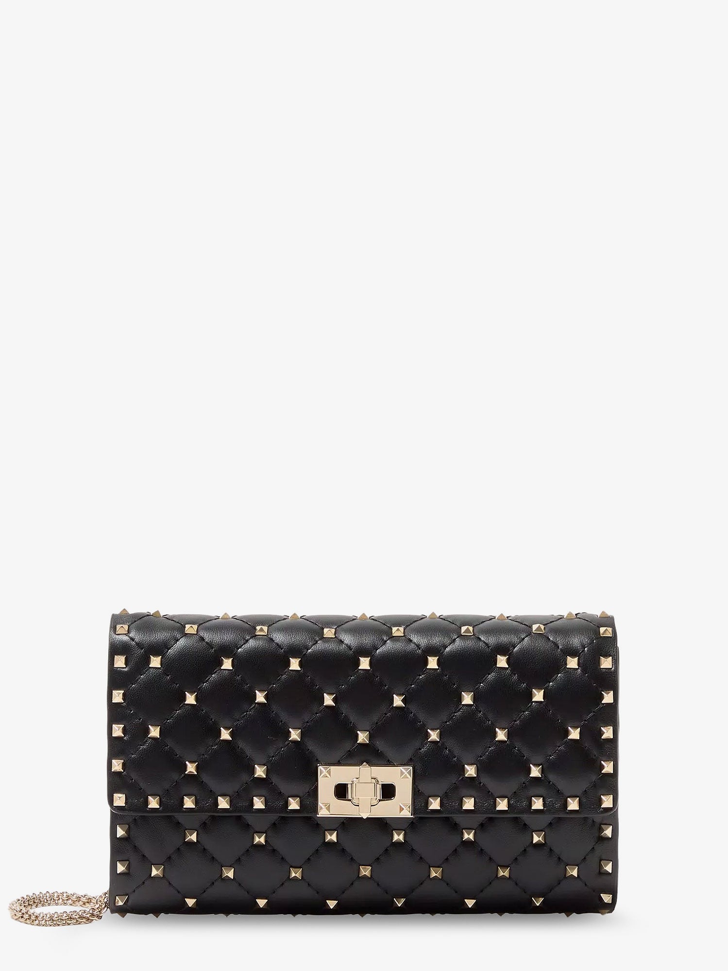 VALENTINO GARAVANI Valentino Garavani Women Rockstud Spike Leather Crossbody Bag With Iconic All-Over Studs