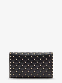 VALENTINO GARAVANI Valentino Garavani Women Rockstud Spike Leather Crossbody Bag With Iconic All-Over Studs
