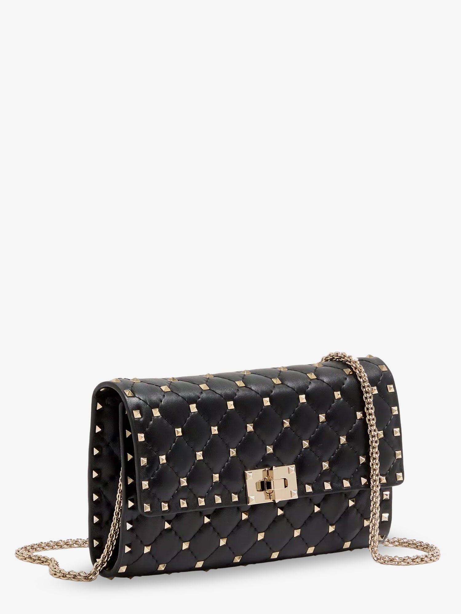 VALENTINO GARAVANI Valentino Garavani Women Rockstud Spike Leather Crossbody Bag With Iconic All-Over Studs