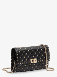 VALENTINO GARAVANI Valentino Garavani Women Rockstud Spike Leather Crossbody Bag With Iconic All-Over Studs