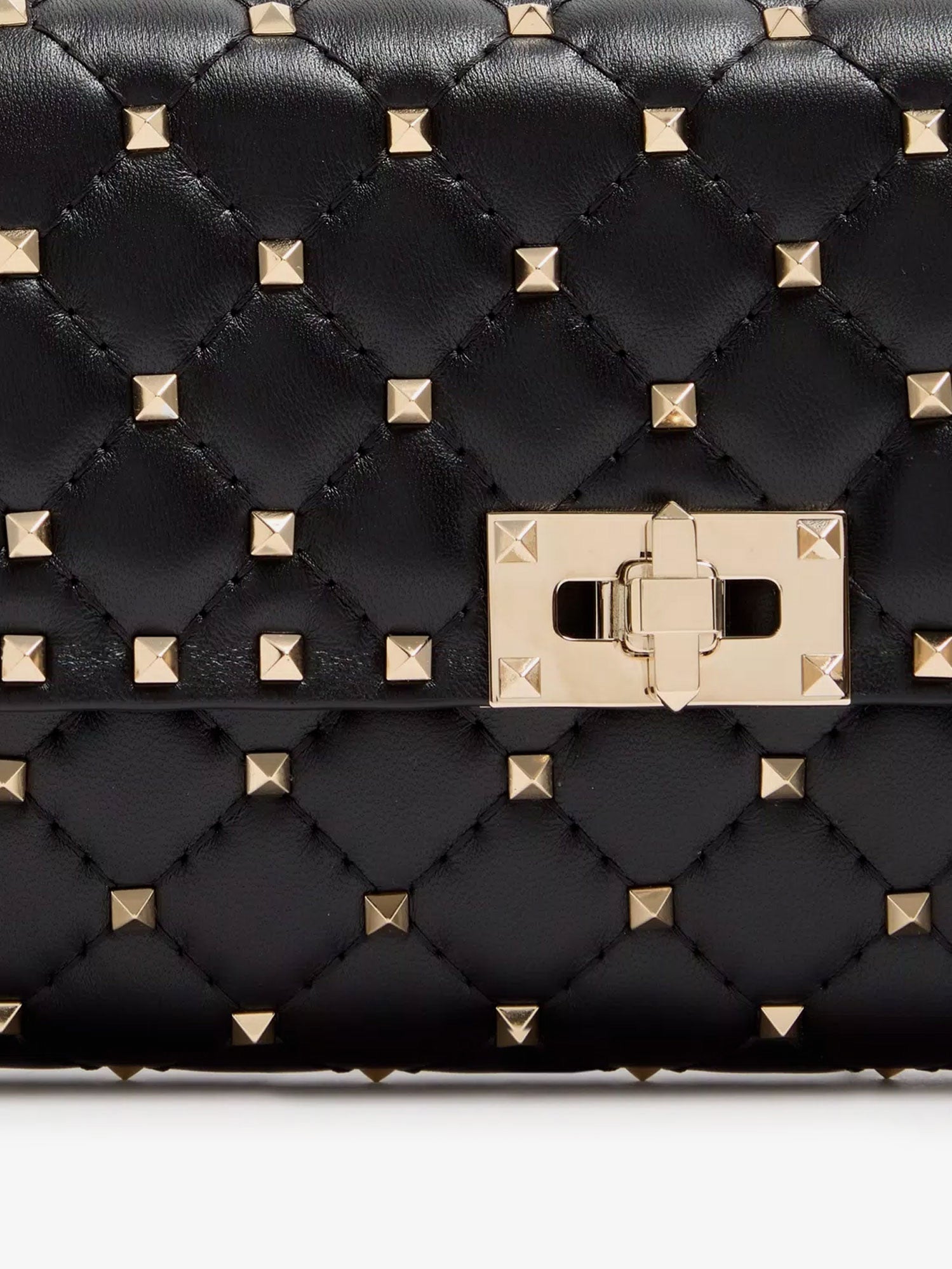 VALENTINO GARAVANI Valentino Garavani Women Rockstud Spike Leather Crossbody Bag With Iconic All-Over Studs