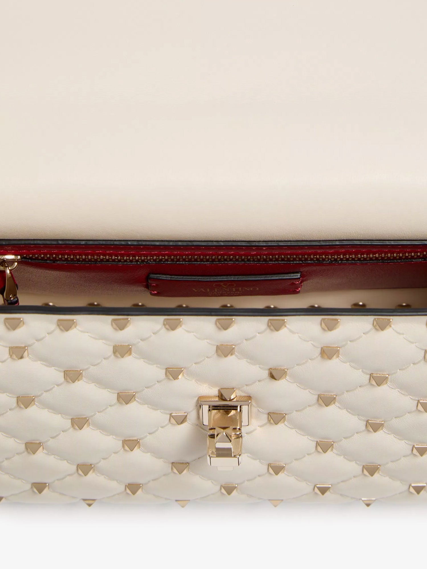 VALENTINO GARAVANI Valentino Garavani Women Rockstud Spike Leather Crossbody Bag With Iconic All-Over Studs