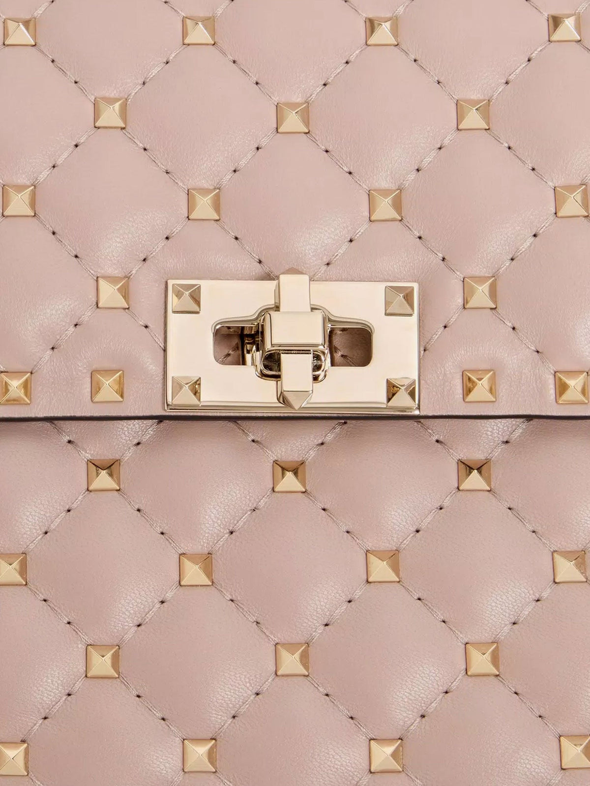 Valentino Garavani Women Rockstud Spike Leather Crossbody Bag With Iconic All-Over Studs