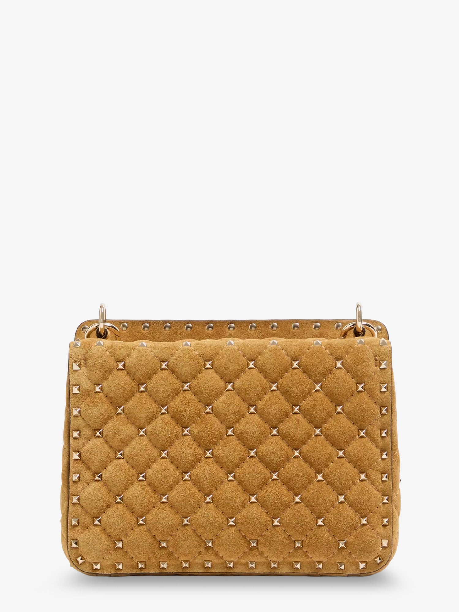 VALENTINO GARAVANI Valentino Garavani Women Rockstud Spike Suede Crossbody Bag With Iconic All-Over Studs