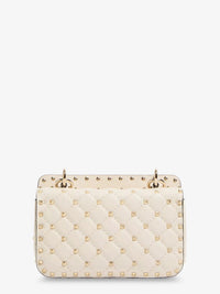 VALENTINO GARAVANI Valentino Garavani Women Rockstud Spike Leather Shoulder Bag With Iconic All-Over Studs