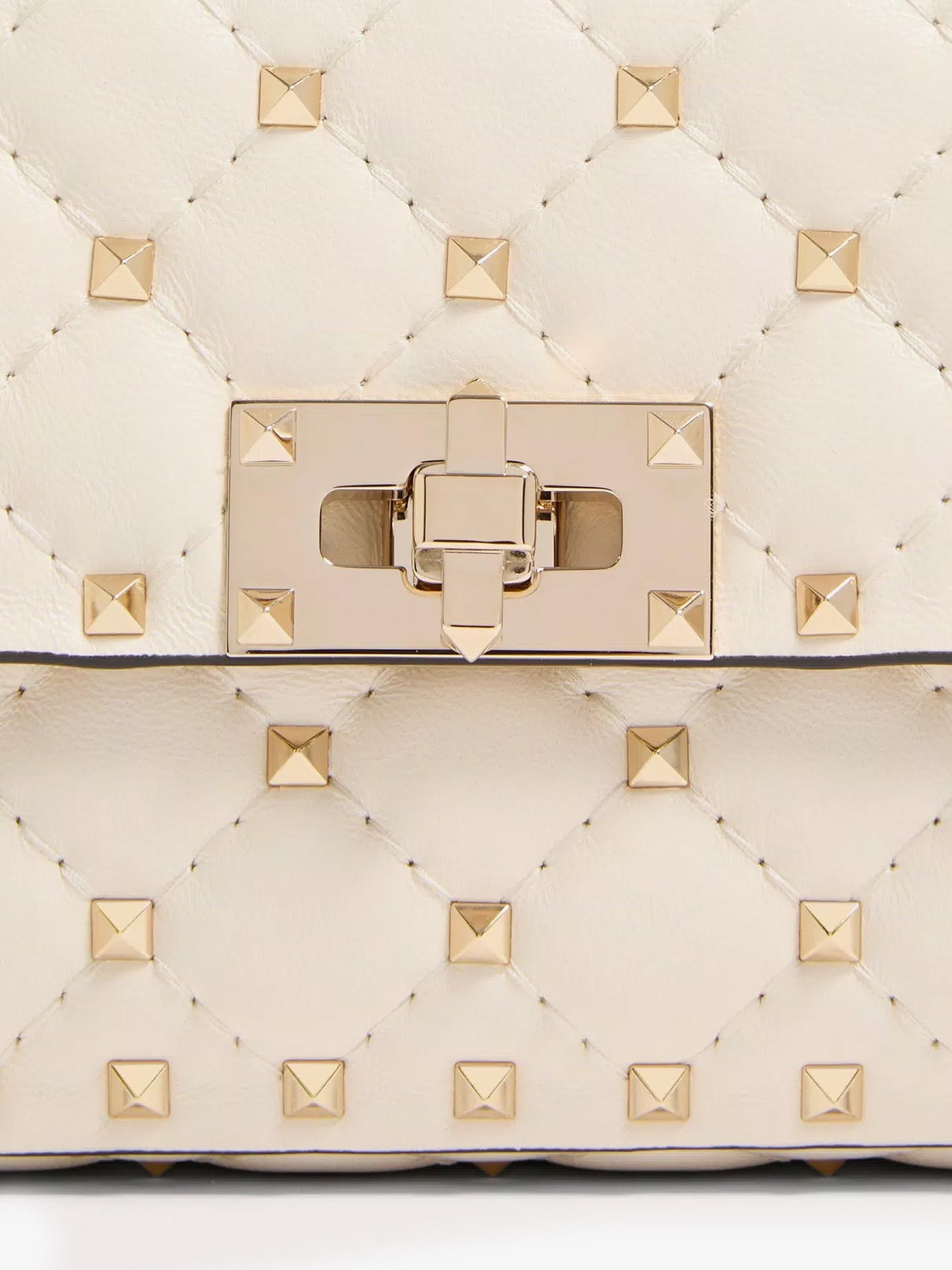 VALENTINO GARAVANI Valentino Garavani Women Rockstud Spike Leather Shoulder Bag With Iconic All-Over Studs