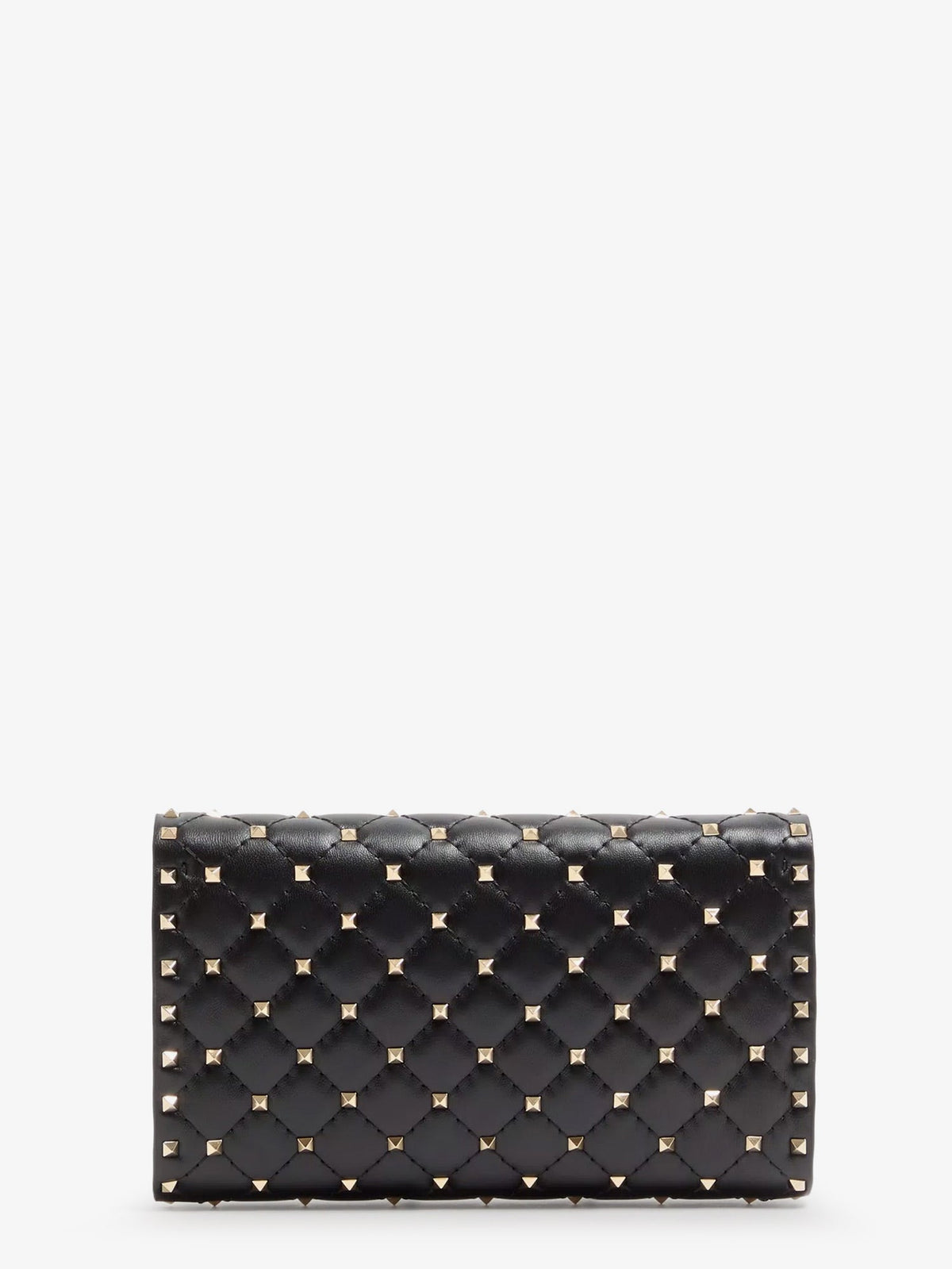 Valentino Garavani Women Rockstud Spike Leather Shoulder Bag With Iconic All-Over Studs