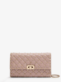 VALENTINO GARAVANI Valentino Garavani Women Rockstud Spike Leather Crossbody With Iconic All-Over Studs