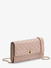 VALENTINO GARAVANI Valentino Garavani Women Rockstud Spike Leather Crossbody With Iconic All-Over Studs