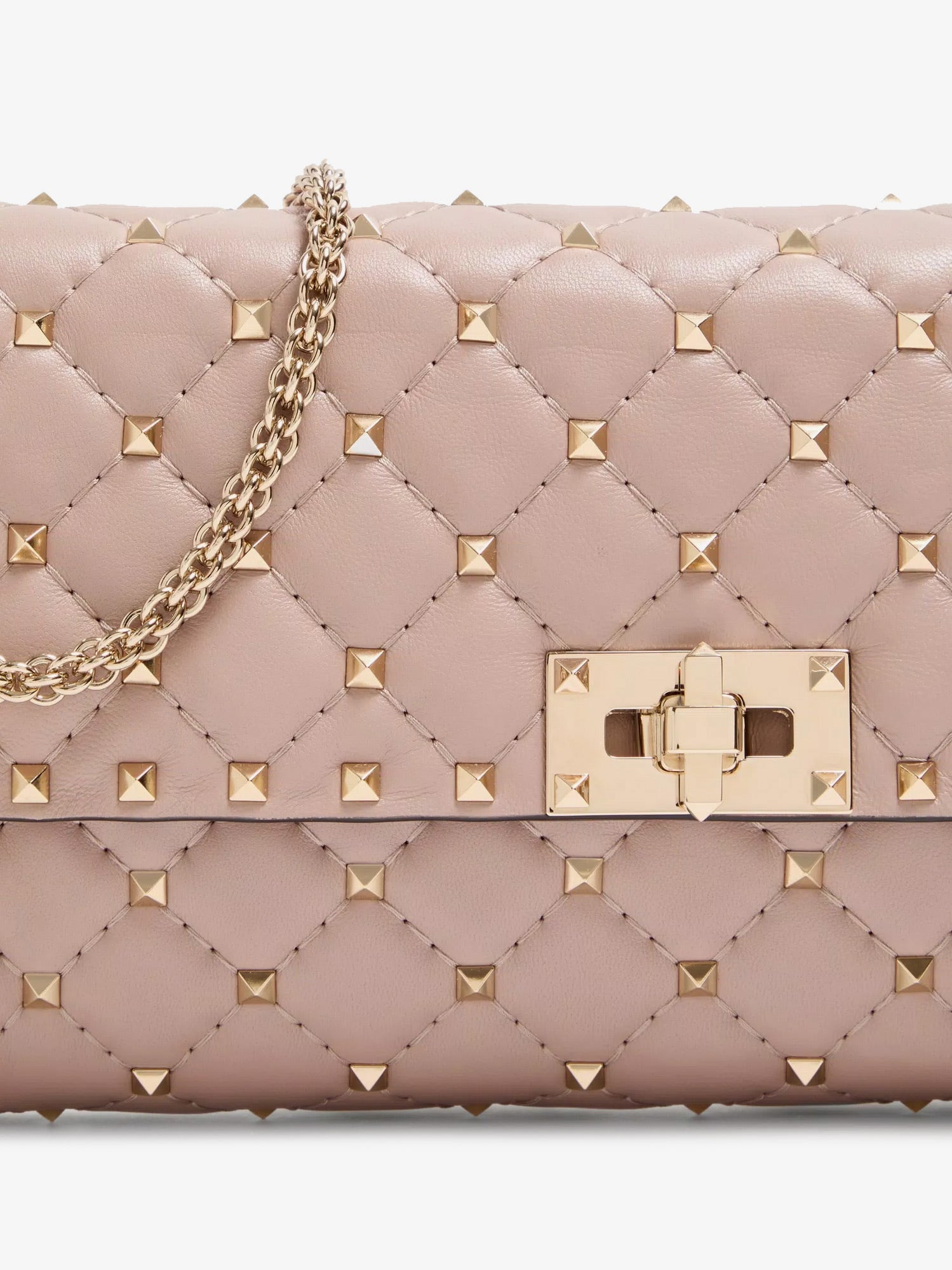 VALENTINO GARAVANI Valentino Garavani Women Rockstud Spike Leather Crossbody With Iconic All-Over Studs