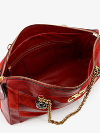 VALENTINO GARAVANI Valentino Garavani Women Panthea Suede And Leather Crossbody Bag
