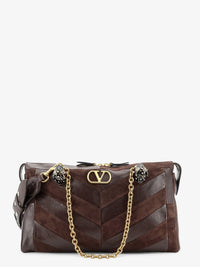 Valentino Garavani Women Panthea Suede And Leather Shoulder Bag
