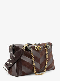 Valentino Garavani Women Panthea Suede And Leather Shoulder Bag