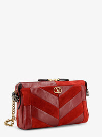 VALENTINO GARAVANI Valentino Garavani Women Panthea Suede And Leather Crossbody Bag