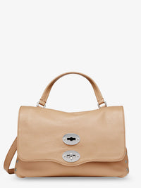 Zanellato Women Hammered Leather Postina Daily Crossbody Bag