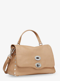 Zanellato Women Hammered Leather Postina Daily Crossbody Bag