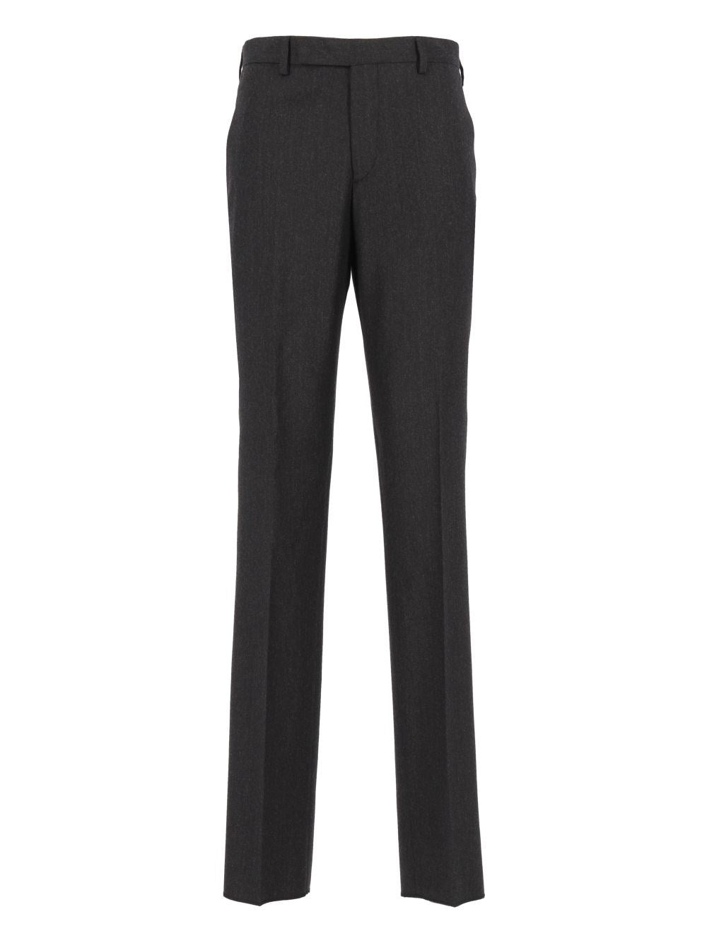 Paul Smith Men Slim-Fit Wool And Cashmere Flannel Trousers