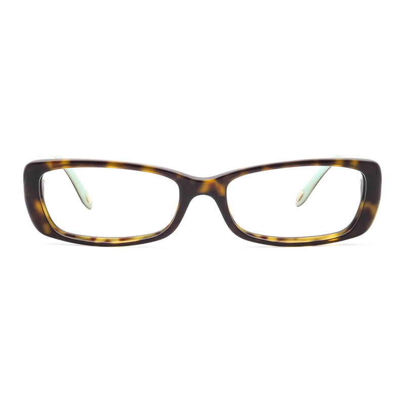 Tiffany & Co. Tiffany & Co. Eyeglasses Rectangle Full Rim, Black Frame and Clear Demo Lenses Lens TF2070-B8001