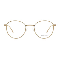 Bottega Veneta Eyeglasses Round Full Rim, Gold Frame and Clear Demo Lenses Lens BV1016OA002