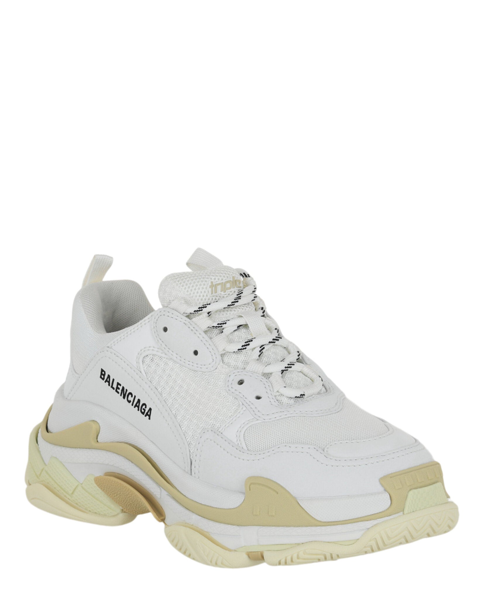 Balenciaga Mens Triple S Mid-Top Sneakers