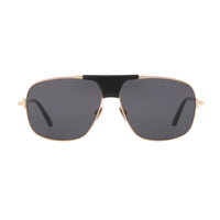 Tom Ford Tom Ford Sunglasses Aviator Full Rim, Shiny Rose Gold Frame and Smoke Lens FT109628A