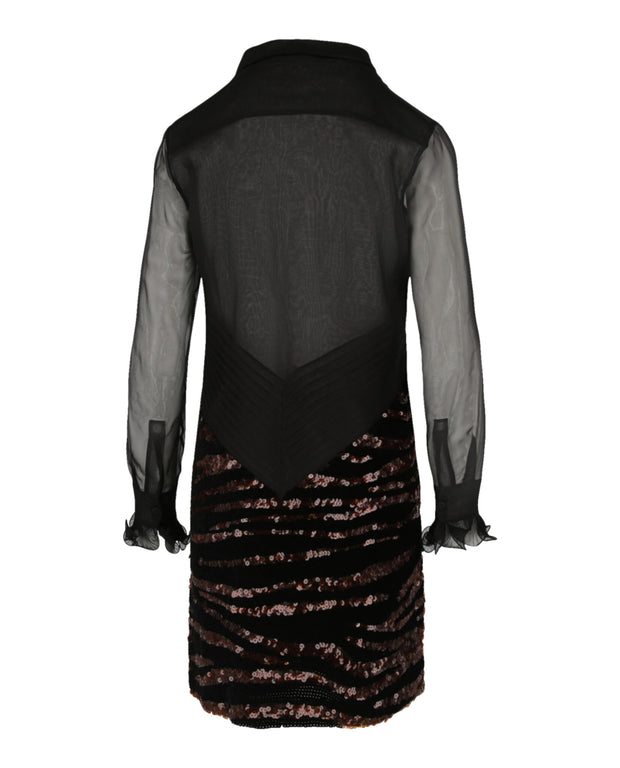 Bottega Veneta Womens Beaded Sequins Dress
