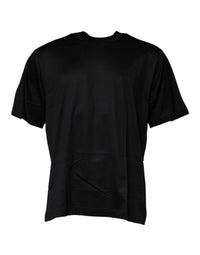 Dolce & Gabbana Black Crew Neck Short Sleeve Men's T-shirt