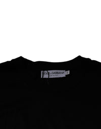 Dolce & Gabbana Black Crew Neck Short Sleeve Men's T-shirt