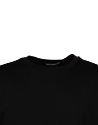 Dolce & Gabbana Black Crew Neck Short Sleeve Men's T-shirt