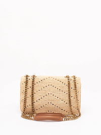 Saint laurent Saint Laurent Women `Loulou` Small Raffia Bag