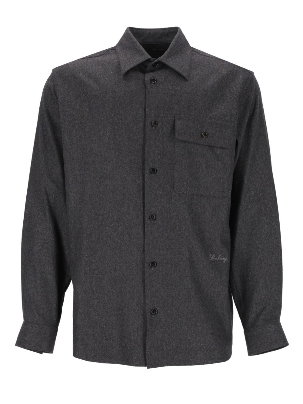 Burberry Burberry Men Wool And Cashmere Overshirt