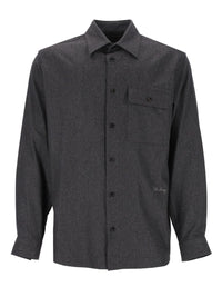 Burberry Burberry Men Wool And Cashmere Overshirt