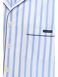DOLCE & GABBANA Dolce & Gabbana Men Short-Sleeve Striped Shirt