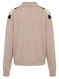 Miu Miu Women Argyle Polo-Neck Sweater