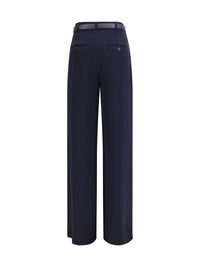 Max Mara Studio Women Elegant Pants With Belt