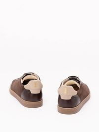Brunello Cucinelli Men Calfskin And Leather Sneakers