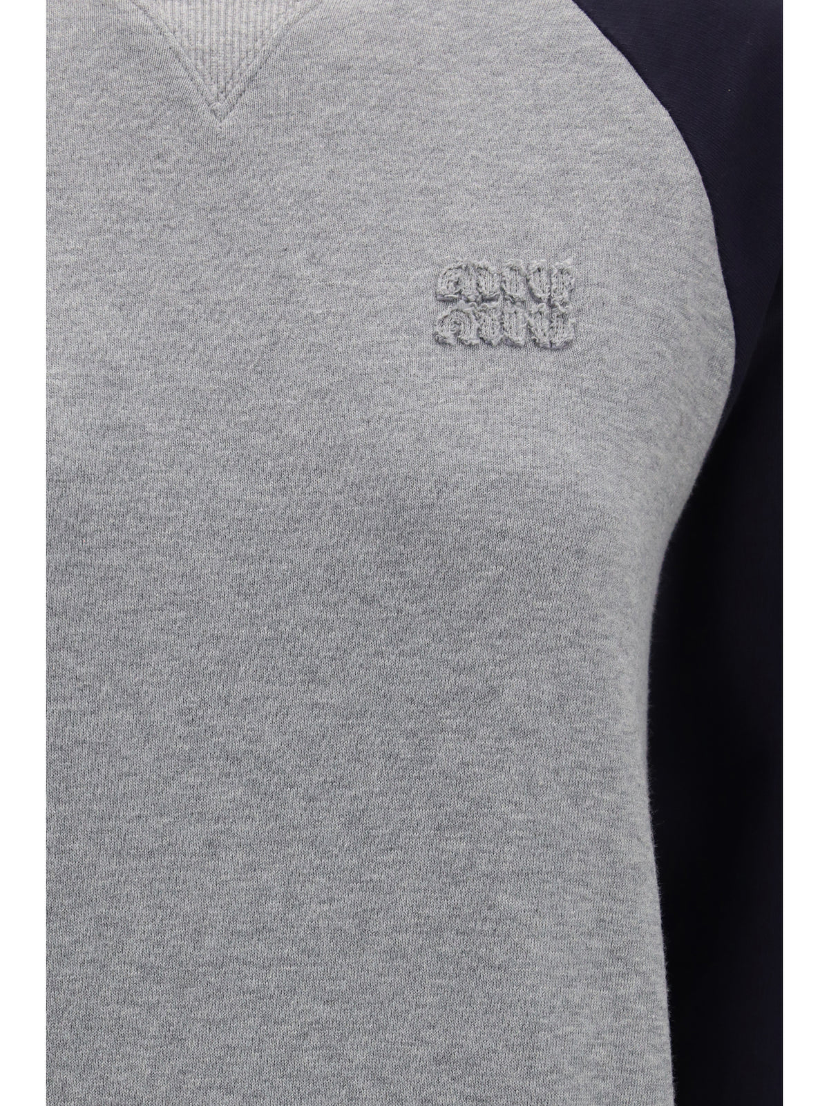 MIU MIU Miu Miu Women Bicolor Crewneck Sweatshirt