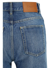 CHLOÉ Chloé Women Jeans Flared In Organic Cotton Denim