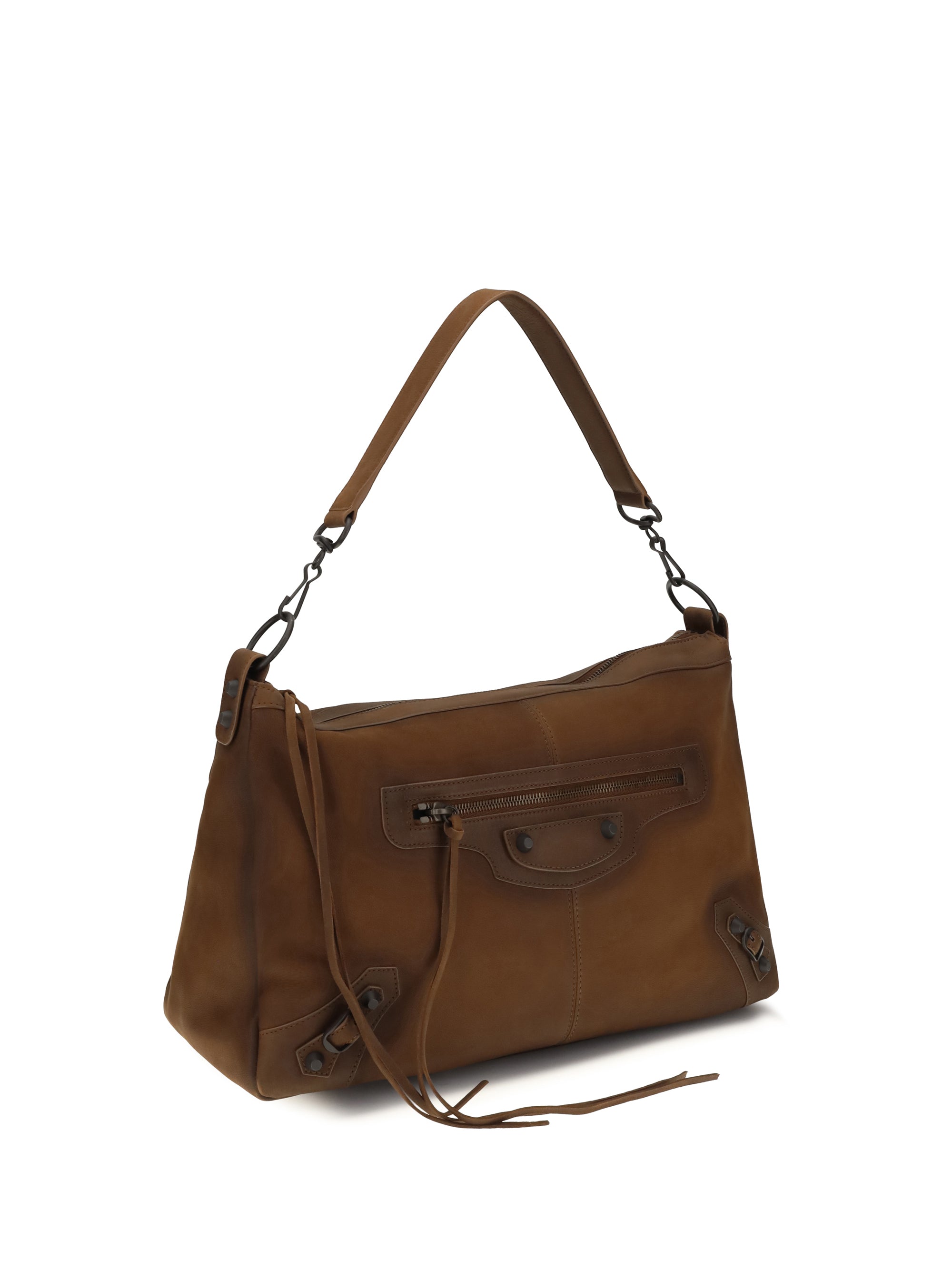 BALENCIAGA Balenciaga Men Medium Le City Moto Shoulder Bag