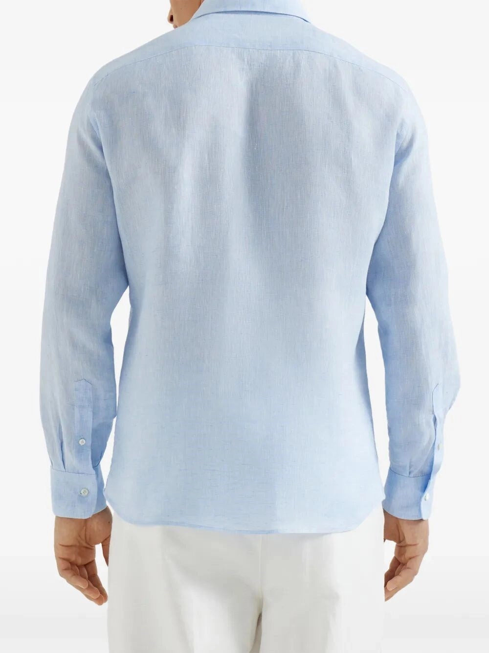 Brunello Cucinelli Brunello Cucinelli Men Linen Easy Fit Shirt