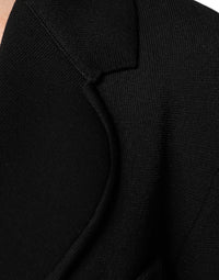 Dolce & Gabbana Dolce & Gabbana Black Viscose Single Breasted Blazer Women's Jacket